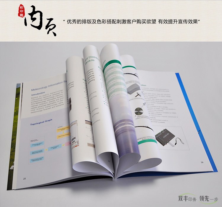 內(nèi)頁：優(yōu)秀的排版及色彩搭配刺激客戶購買欲望，有效提升宣傳效果